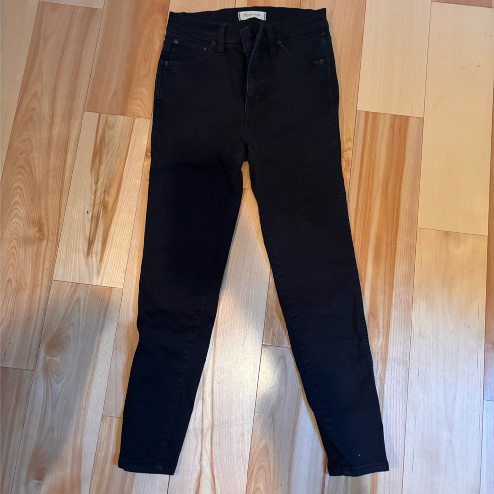 Madewell 10” High Riser Skinny Jeans Women’s (Black)